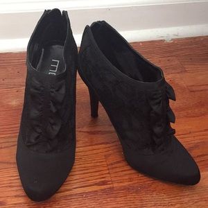 Black ankle booties